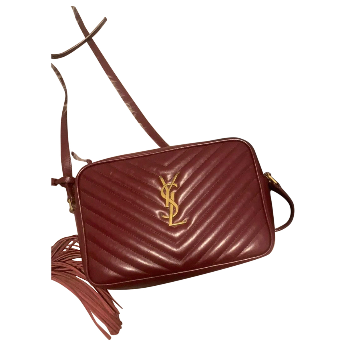 Camera lou leather crossbody bag Saint 